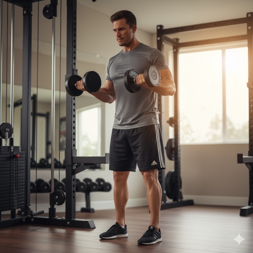 ダンベルカール